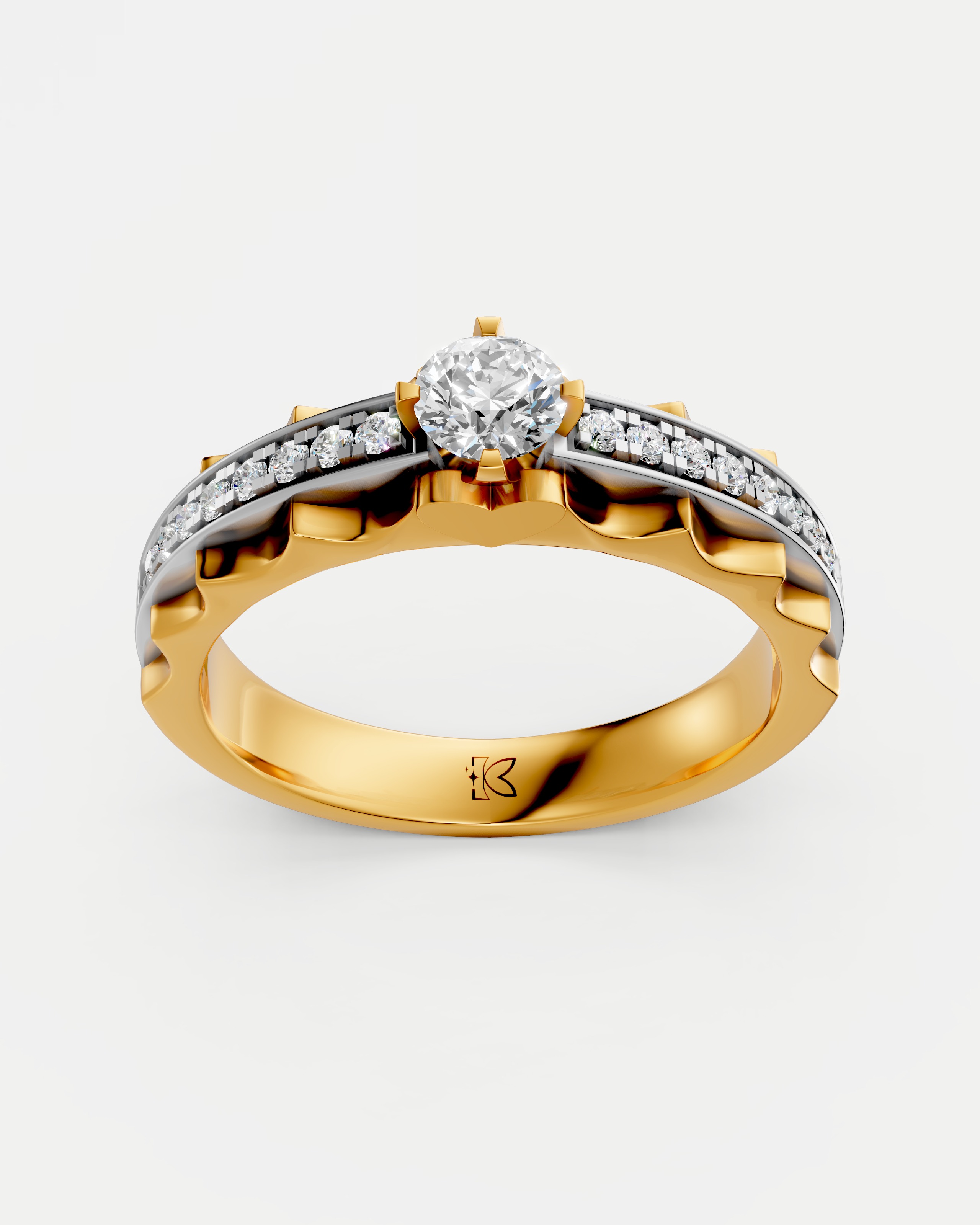 Radiance Reverie Halo Lab Grown Diamond Couple Ring
