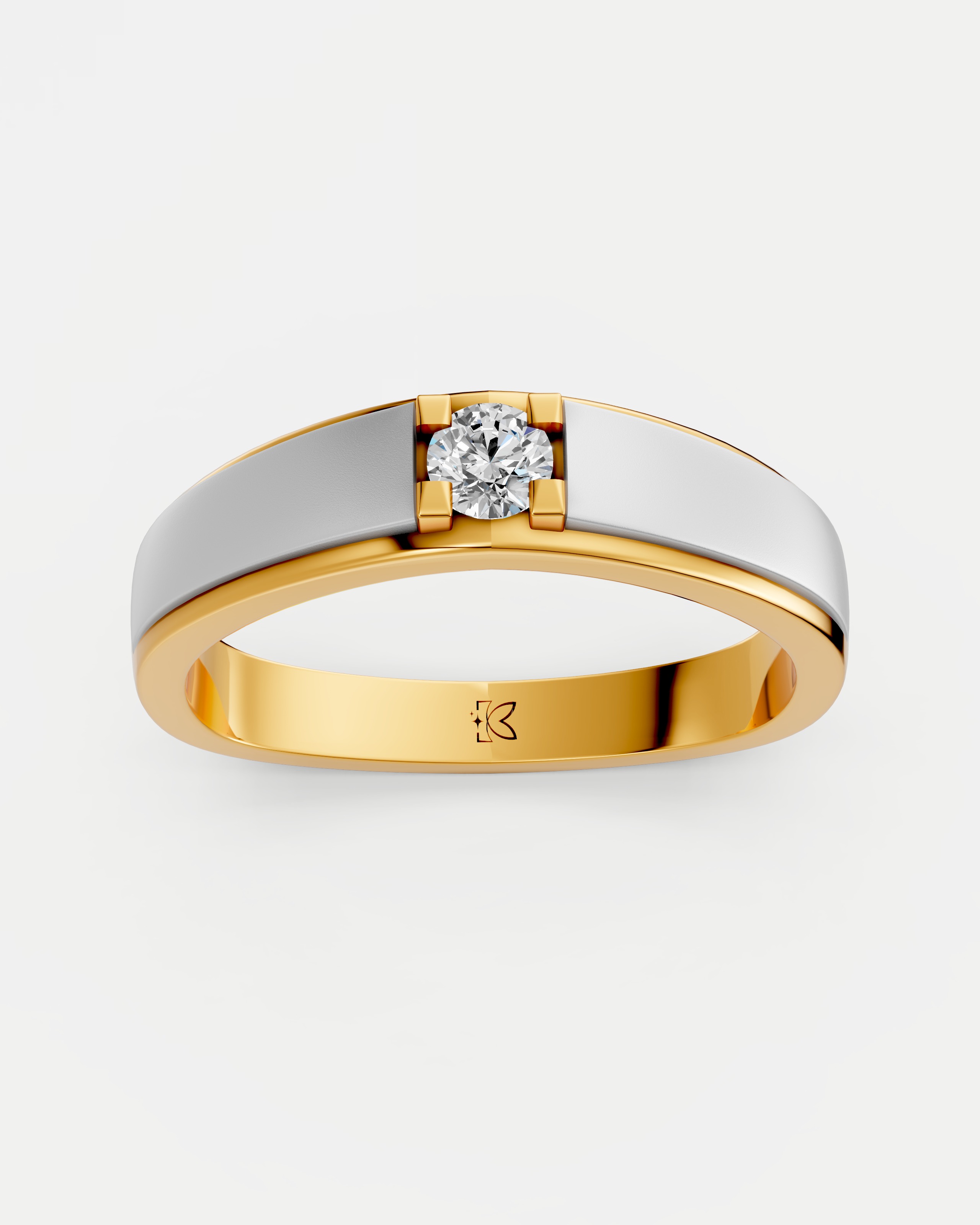 Radiance Soleil Solitaire Lab Grown Diamond Couple Ring