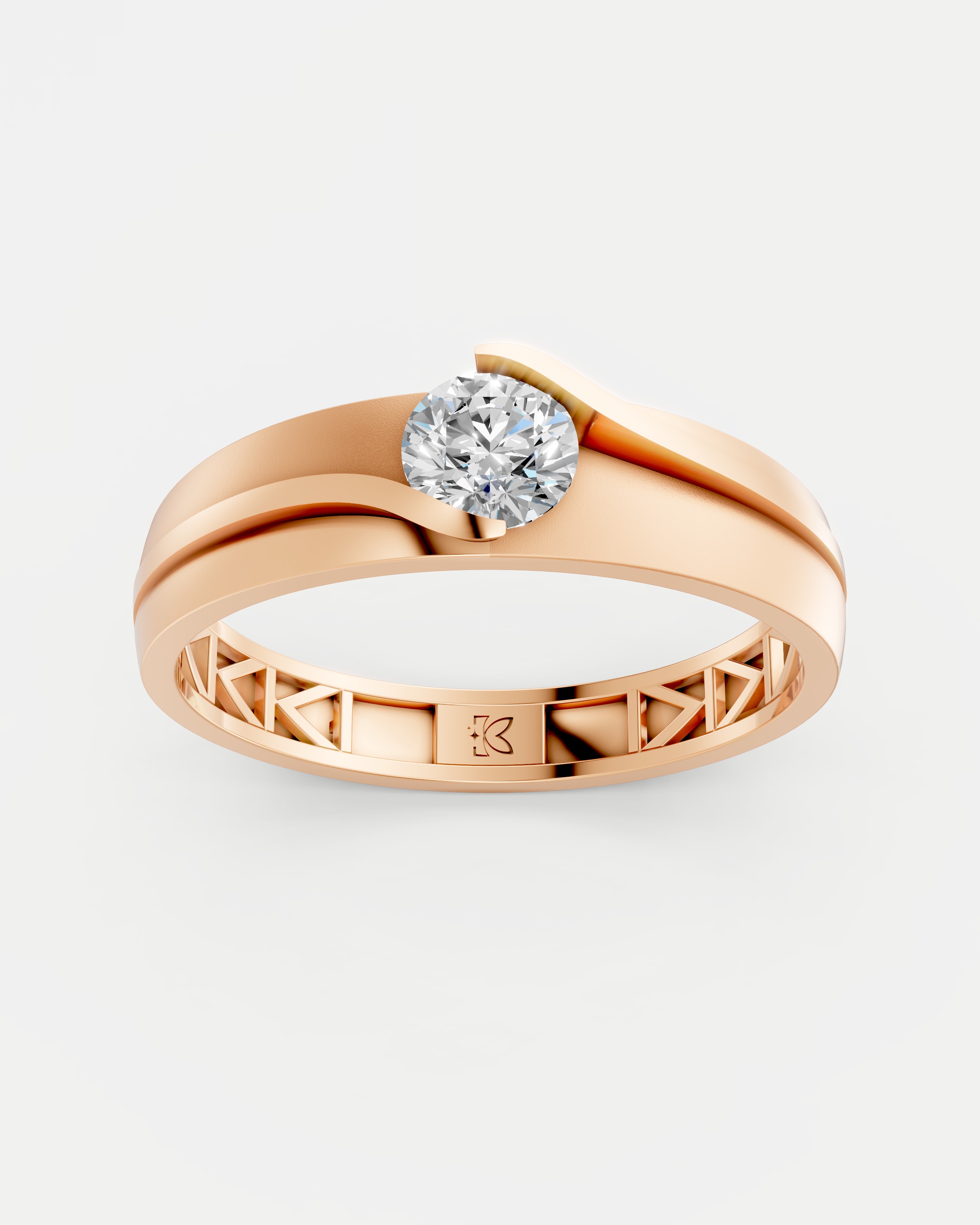 Radiance Vera Solitaire Lab Grown Diamond Couple Ring
