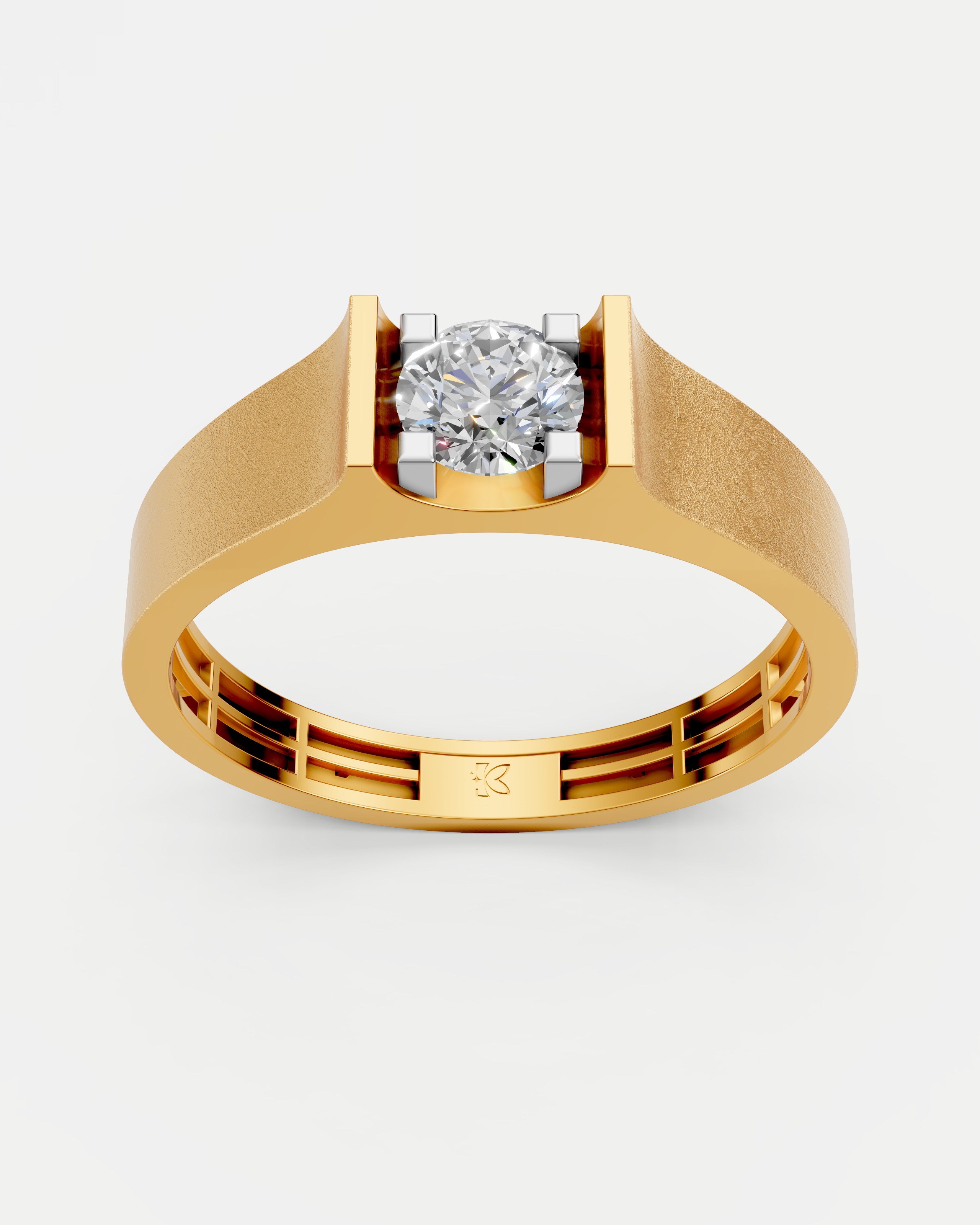 Radiance Charm Solitaire Lab Grown Diamond Couple Ring