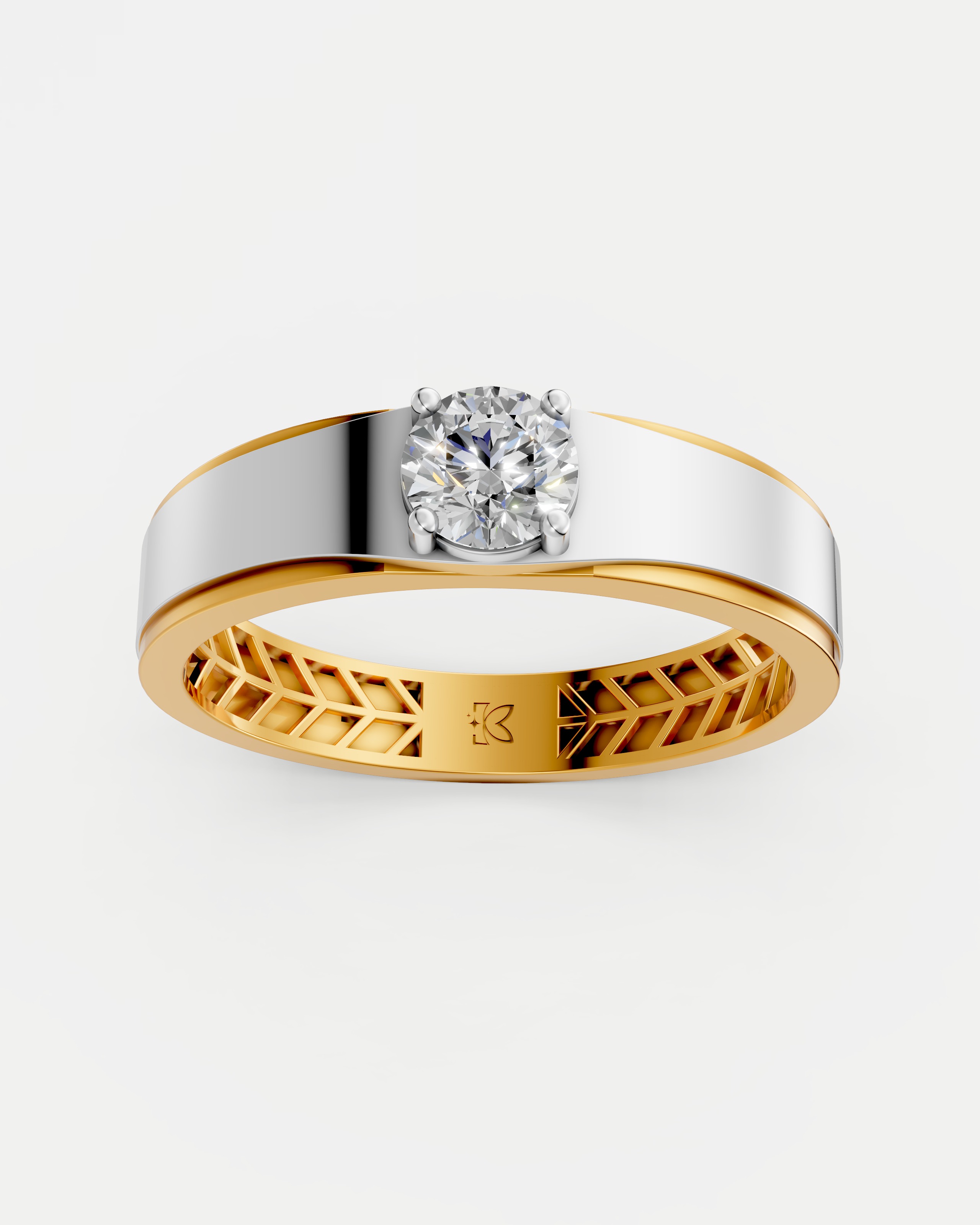 Radiance Dream Solitaire Lab Grown Diamond Couple Ring