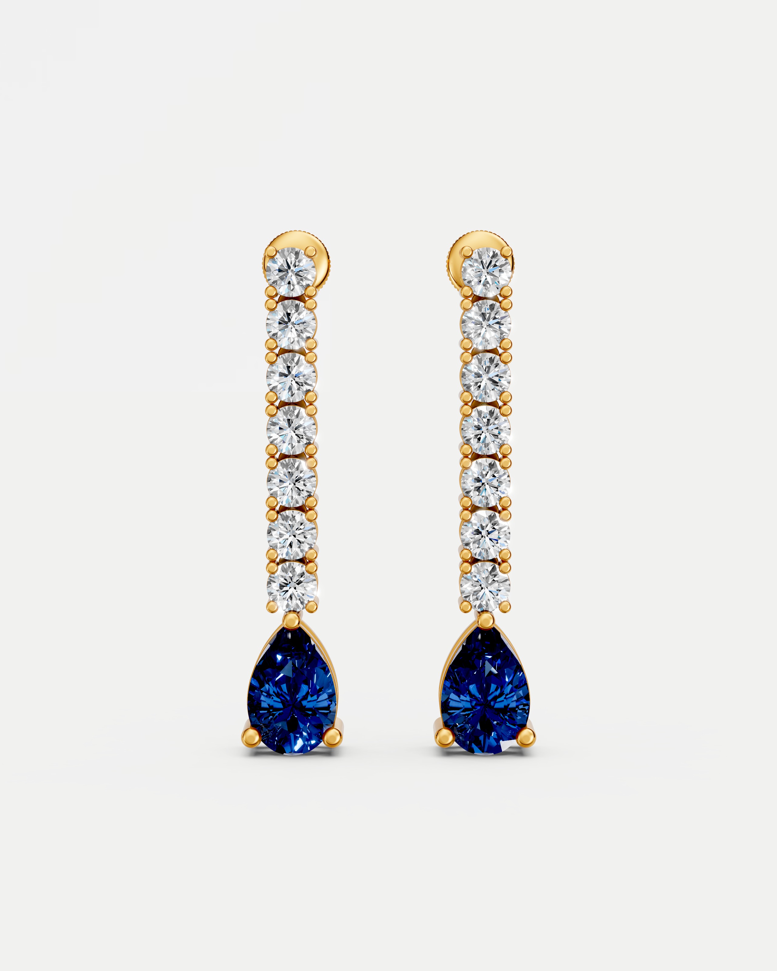 Monarch Solitaire Lab Grown Diamond Necklace Set Earrings