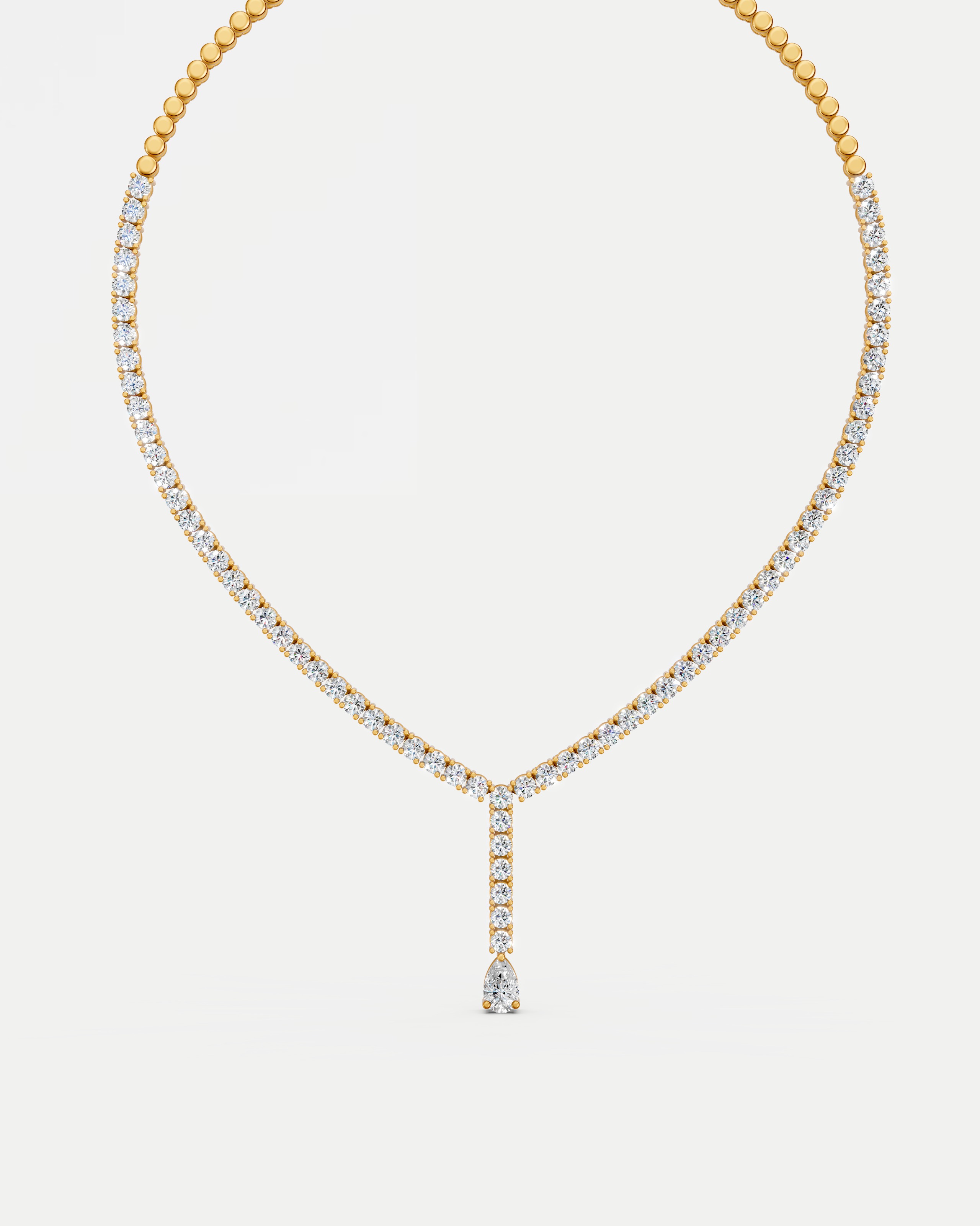 Dynasty Solitaire Lab Grown Diamond Necklace Set