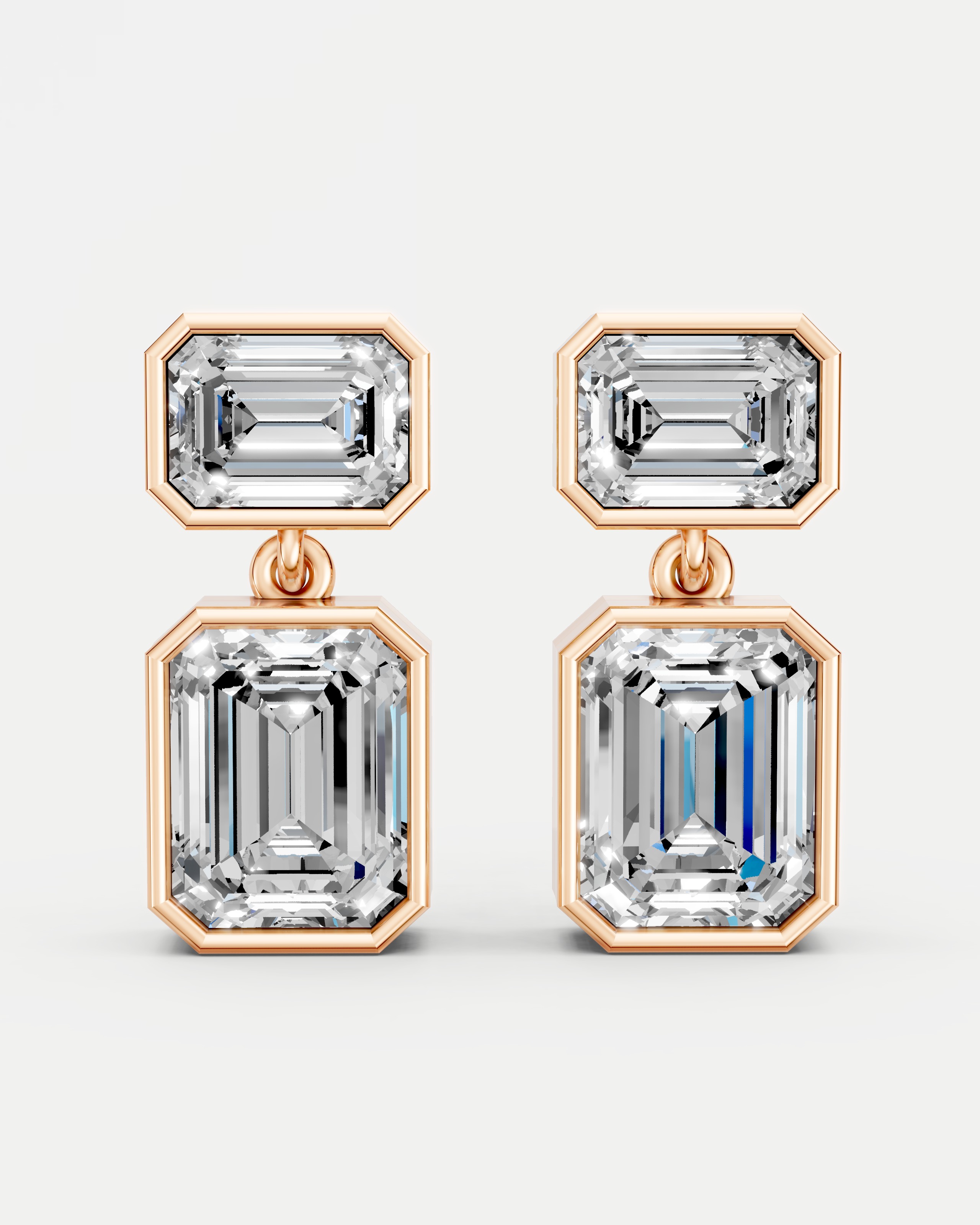Sovereign Solitaire Lab Grown Diamond Earrings