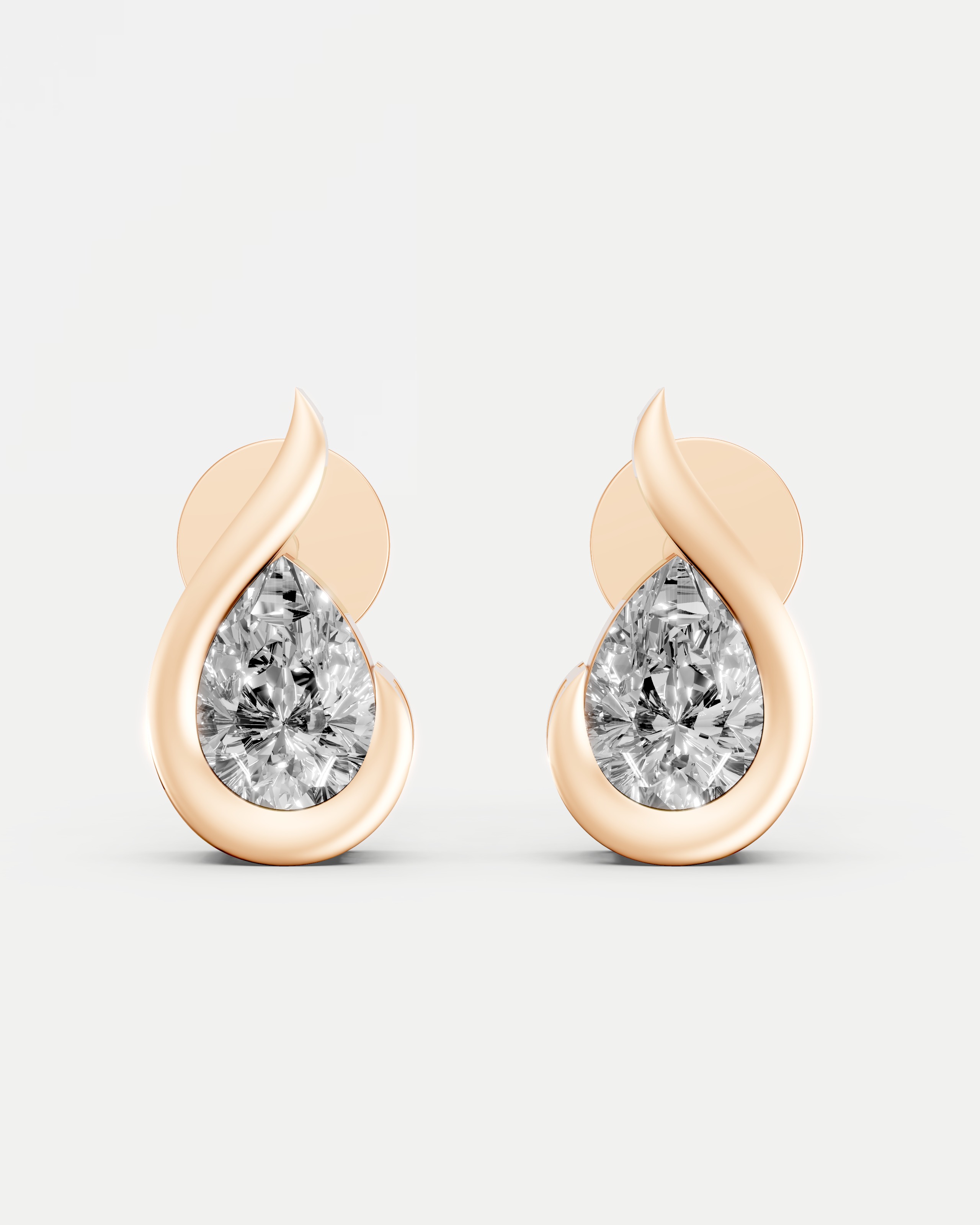 Radiance Solitaire Lab Grown Diamond Earrings