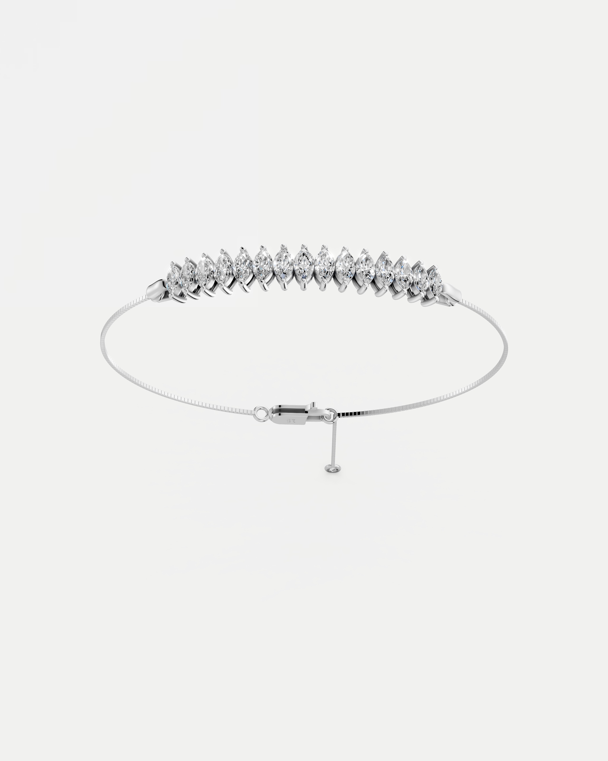 Fleur Floral Lab Grown Diamond Bracelet