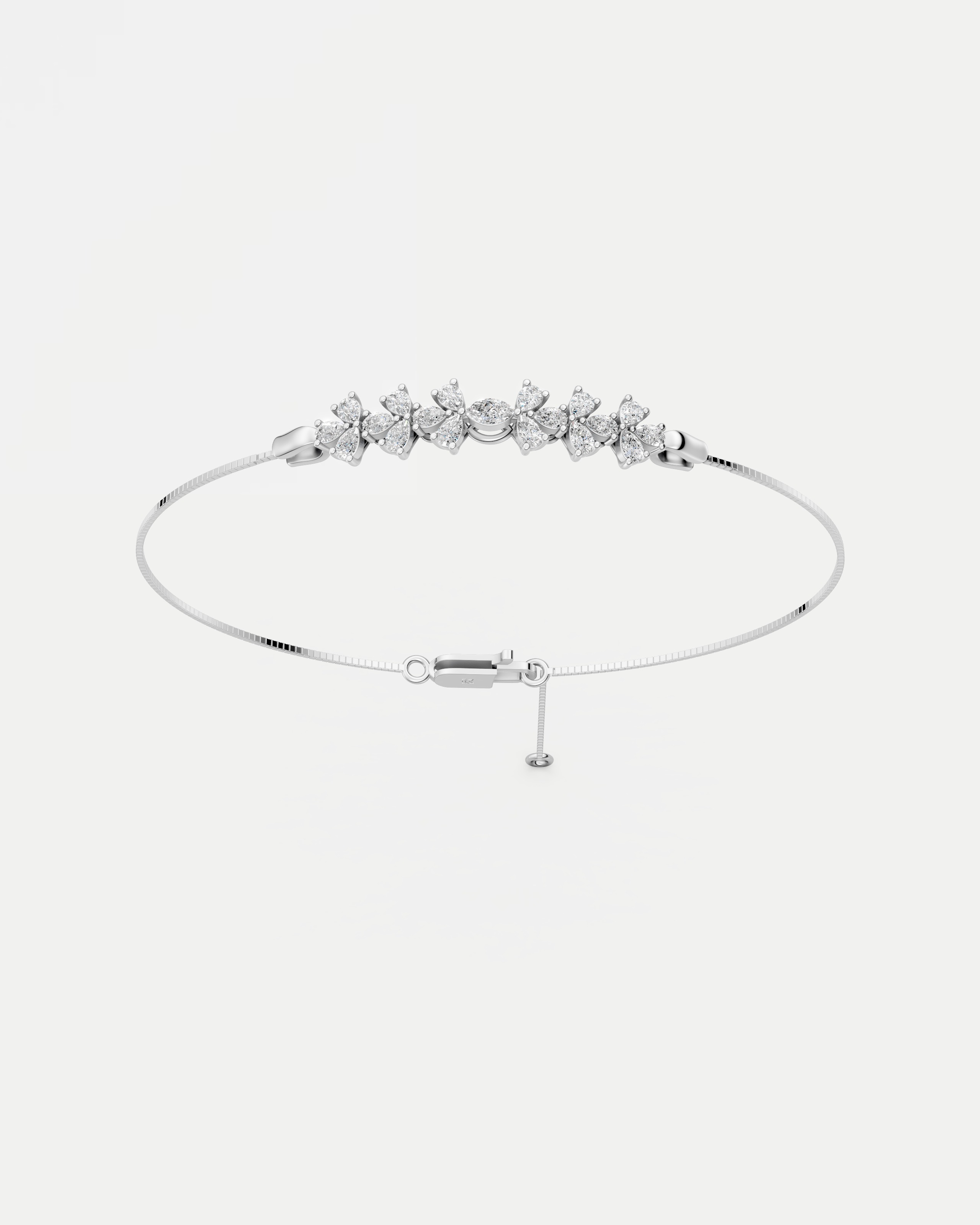 Garland Floral Lab Grown Diamond Bracelet