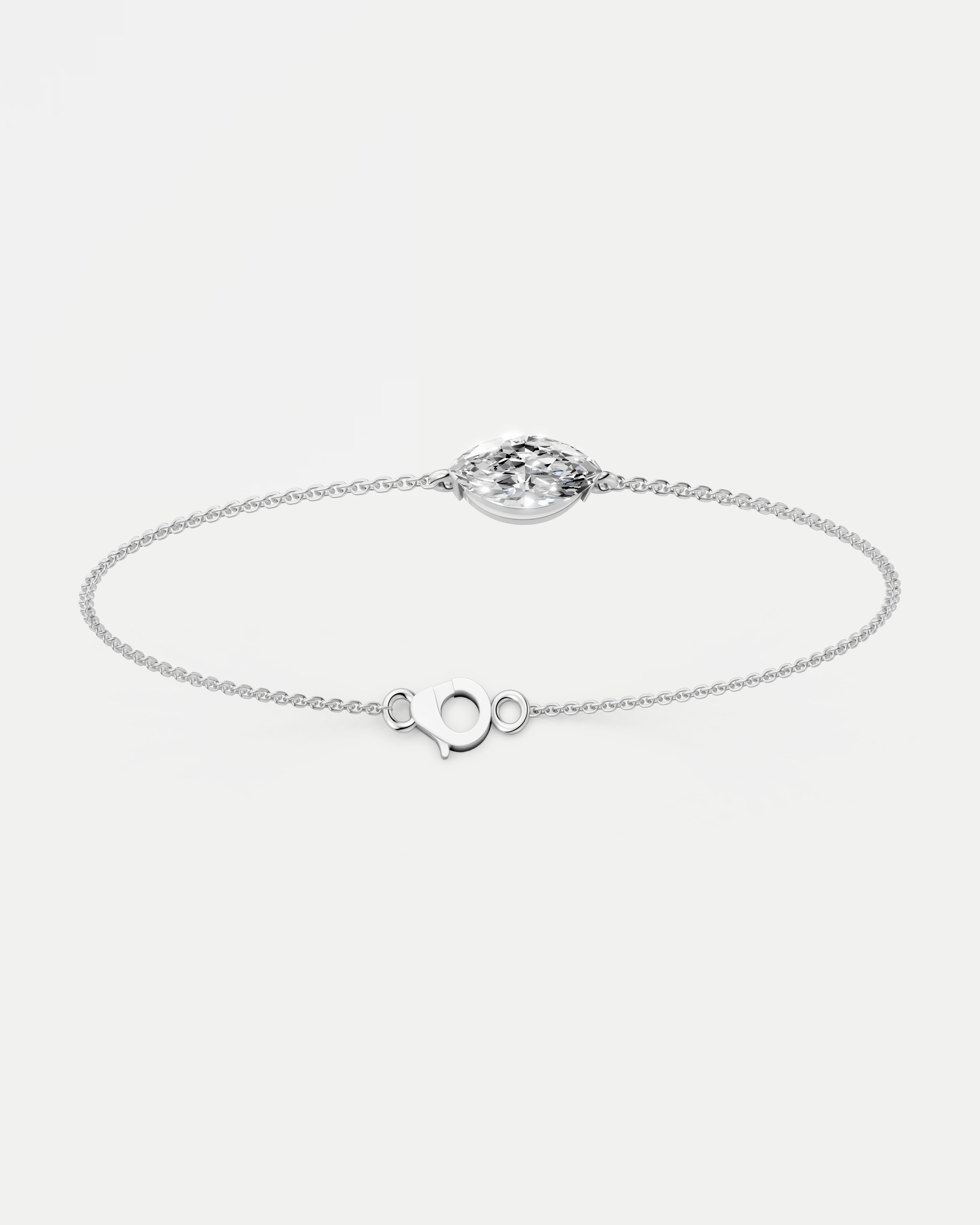 Glow Solitaire Lab Grown Diamond Bracelet